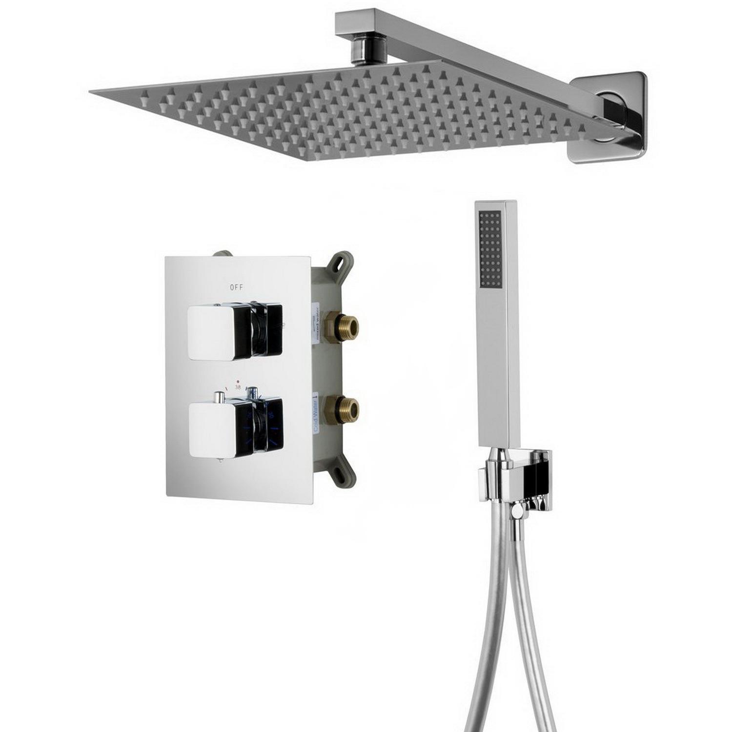 Душевая система скрытого типа Corsan ADOUR Z01TCH Z01TCH с верхним душем Хром (158752)