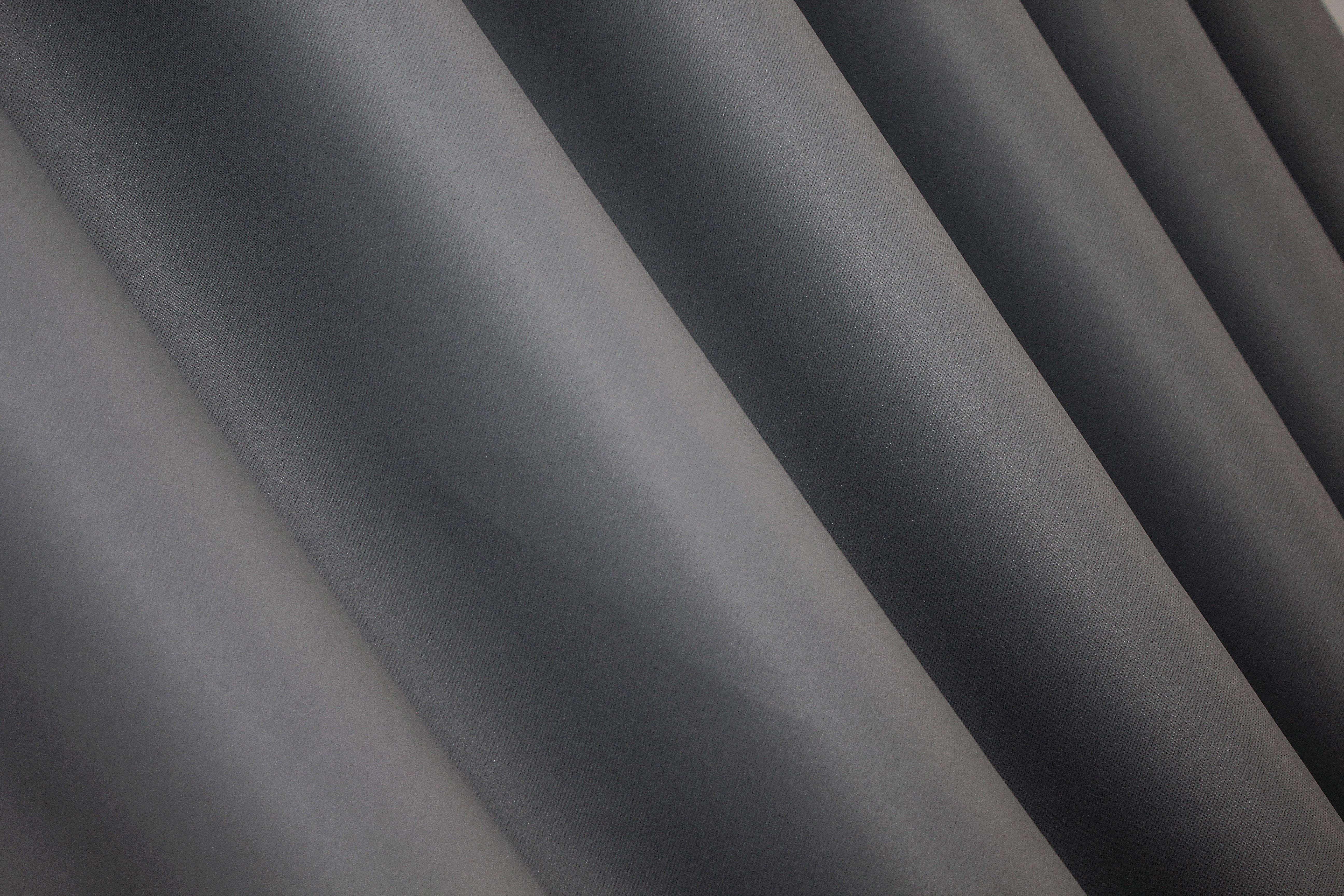 Комплект штор VR-Textil Bagema Rvs № 1244ш 100х270 см 2 шт. Сірий (31-495) - фото 7