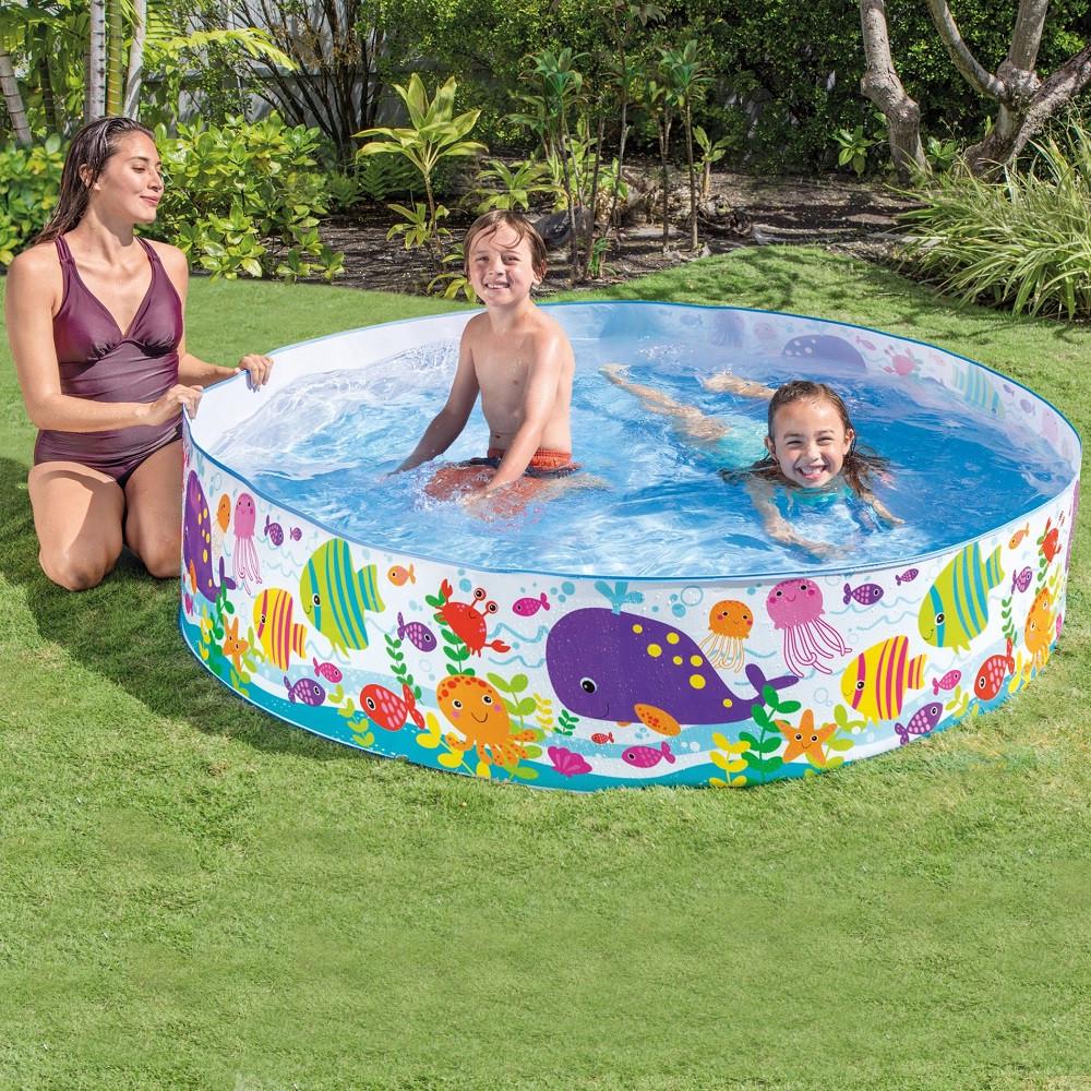 Бассейн каркасный детский Intex Подводный мир 183х38 см (28443566) - фото 4 Бассейн каркасный детский Intex Подводный мир 183х38 см (28443566) - фото 4