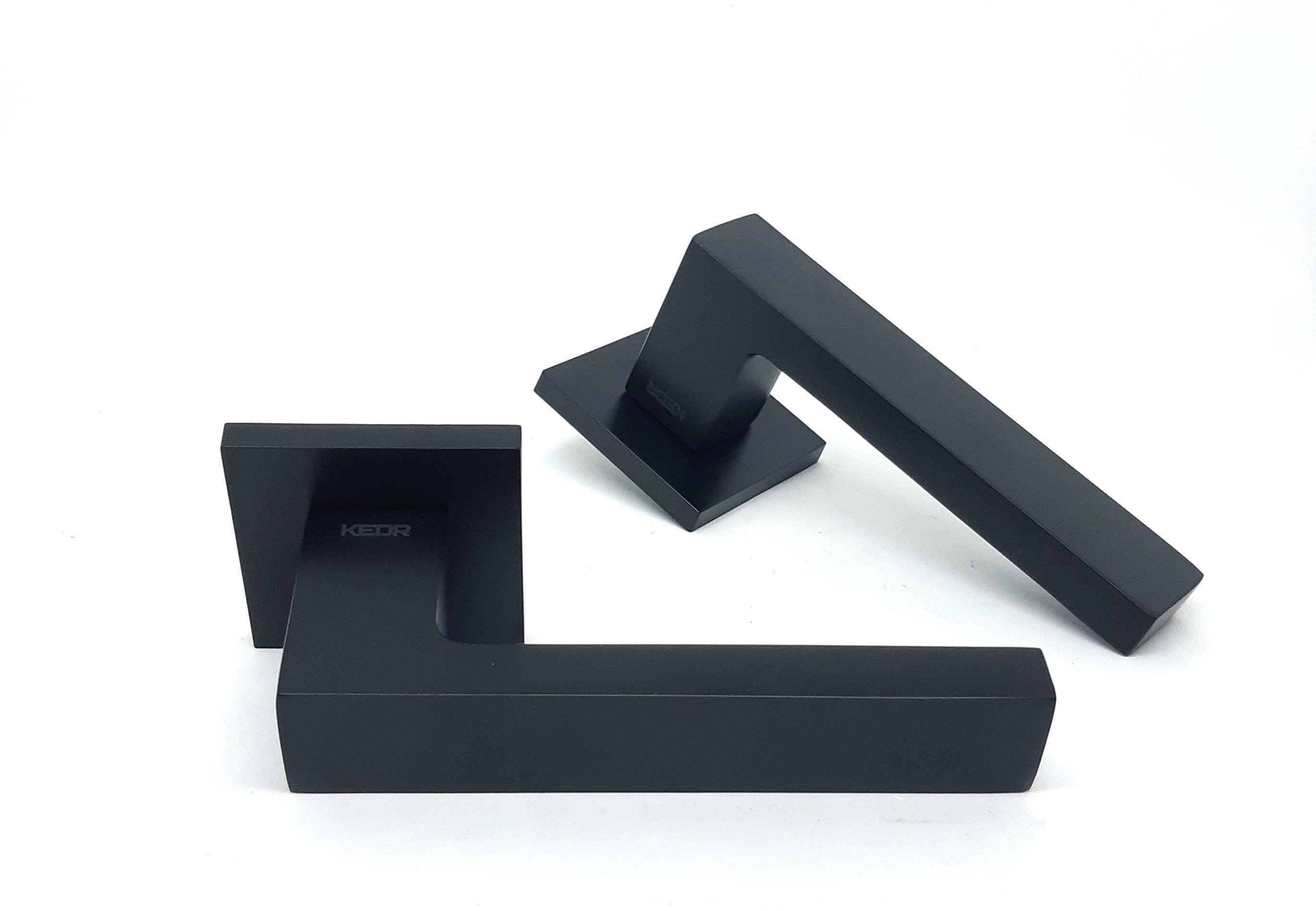 Ручка Kedr на розетке квадрат Ultra R21.210 MBP Черный
