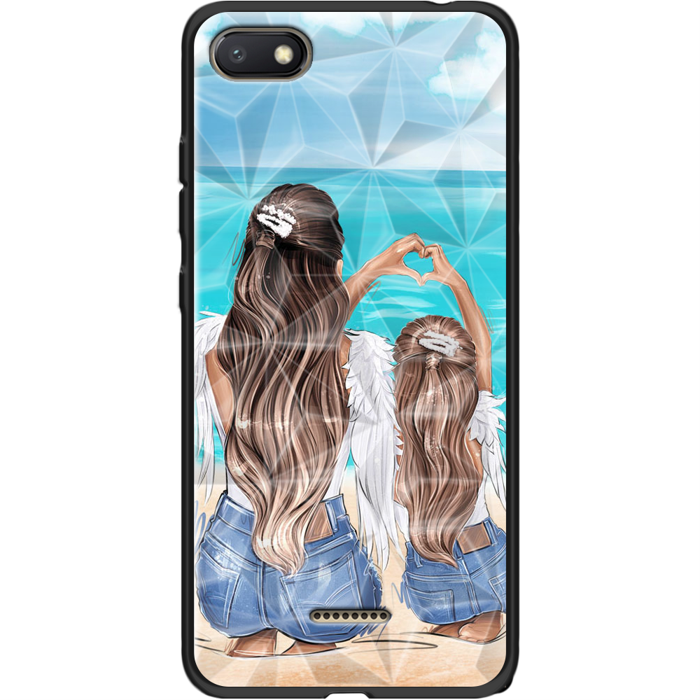 Чохол Boxface Xiaomi Redmi 6A Family Vacation Чорний силікон із призмою(34811-up2380-37868)