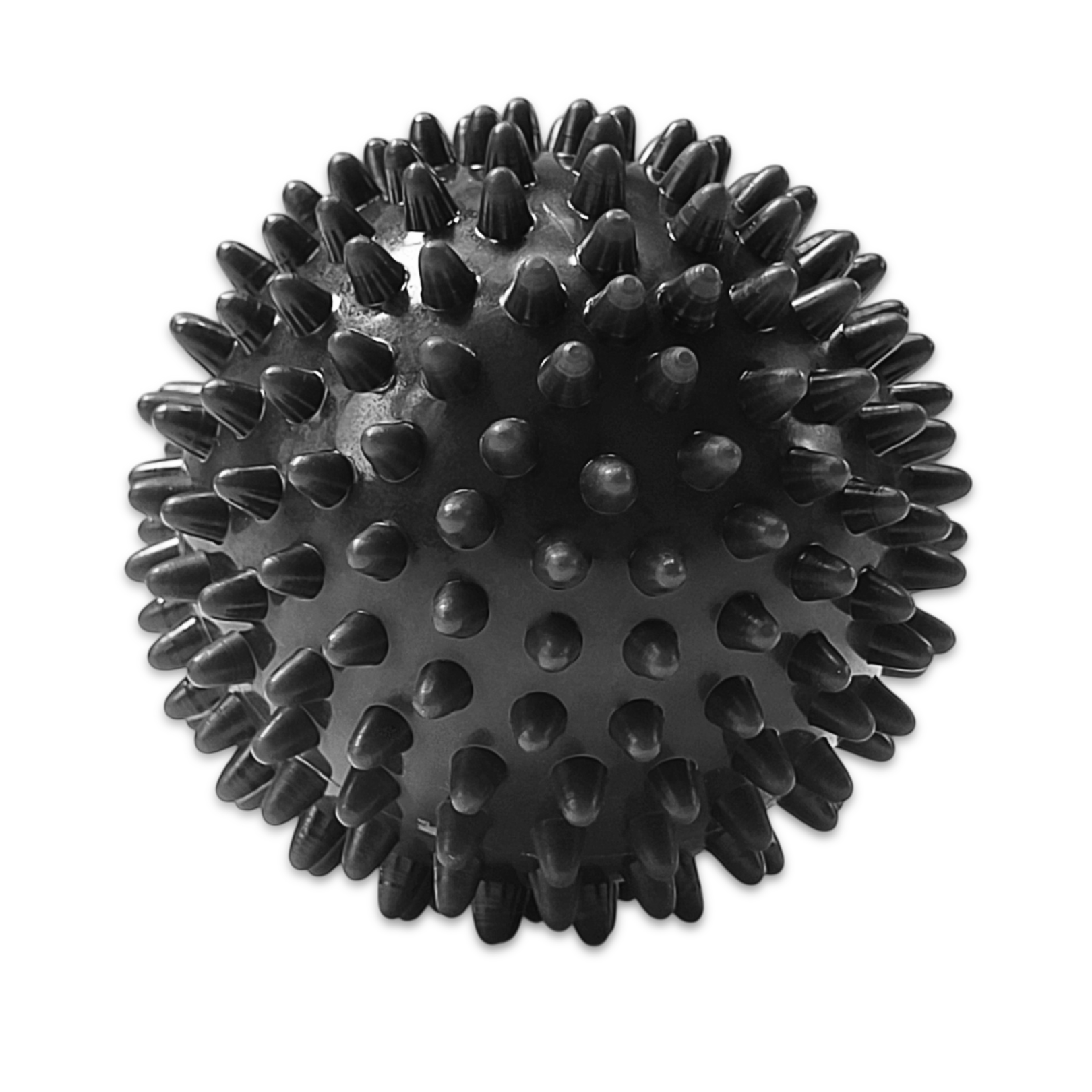 Массажный мячик жесткий EasyFit PVC 7,5 см Черный (28771)