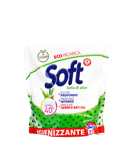 Пральний порошок універсальний Soft Linfa di Aloe 1,1 кг - фото 1