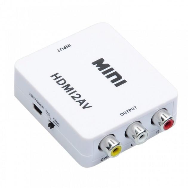 Конвертер UKC AG HDMI RCA AV CVBS 1080P HDV-610 AV-001 4273 White (503821)