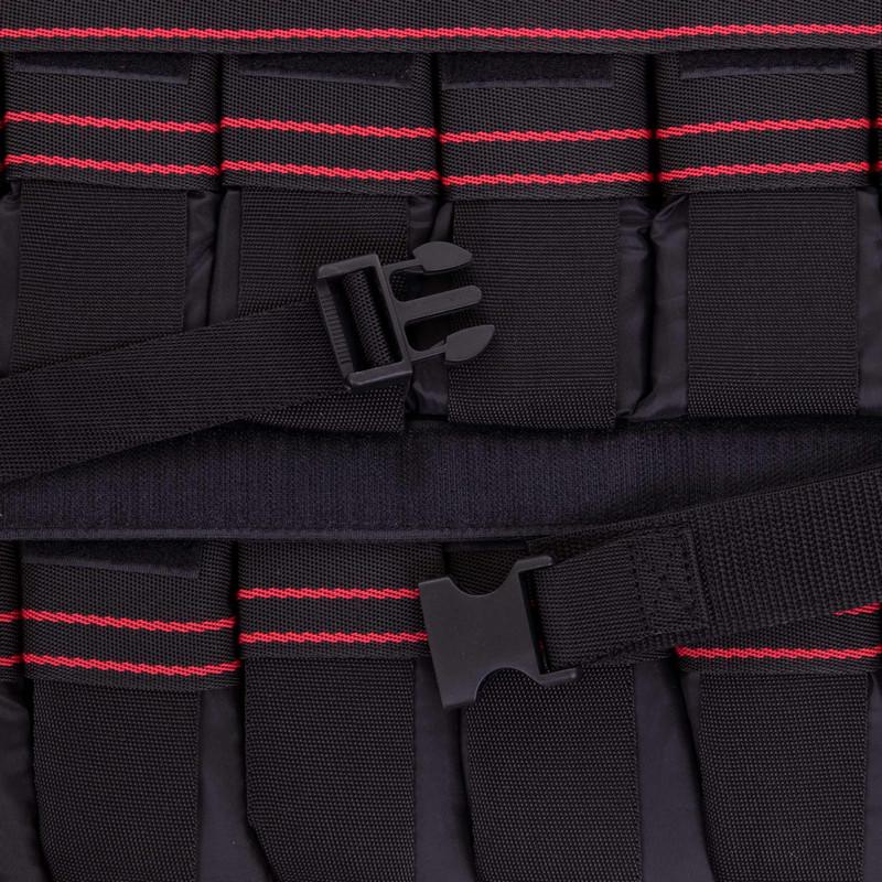 Жилет обважювач с регулировкой веса Zelart SP-Planeta TA-4799-18 18 кг Чорний (DR003565) - фото 2 Жилет обважювач с регулировкой веса Zelart SP-Planeta TA-4799-18 18 кг Чорний (DR003565) - фото 2