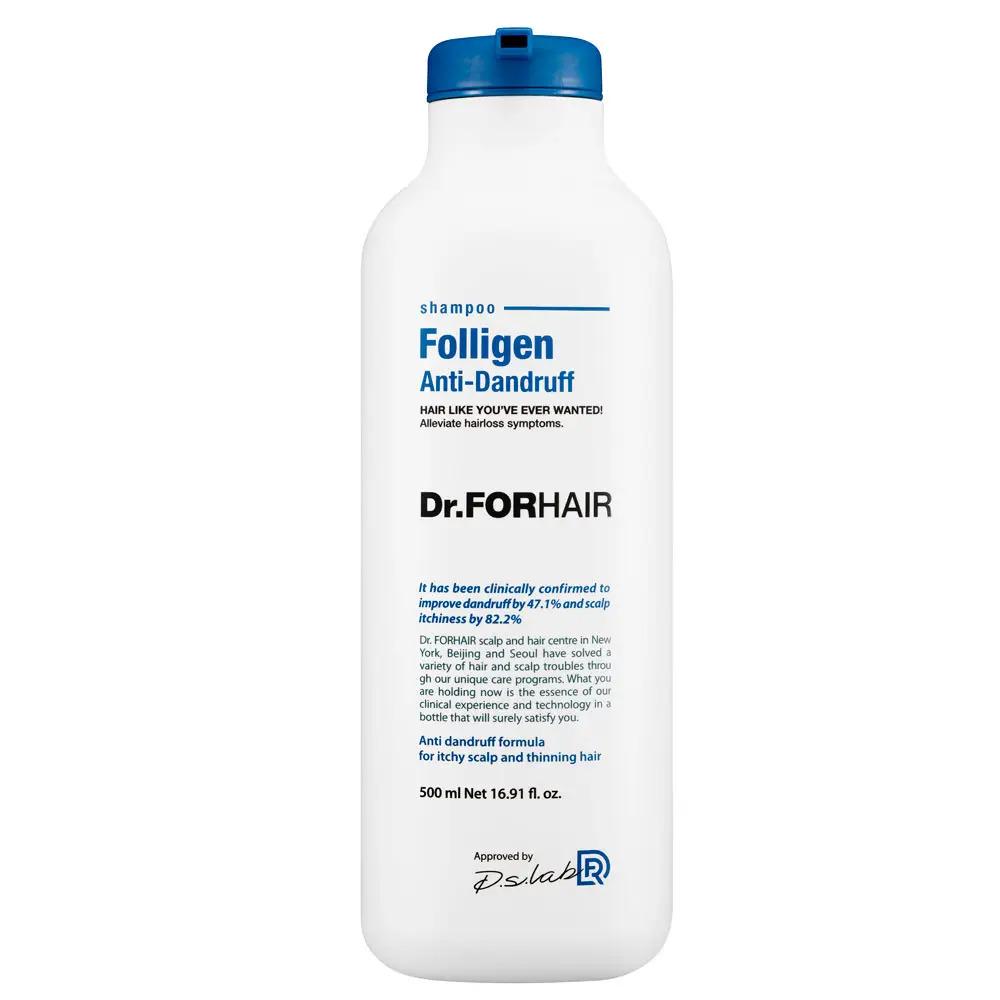 Шампунь проти лупи для ослабленого волосся Dr.FORHAIR Folligen Anti-Dandruff Shampoo 500 мл - фото 1