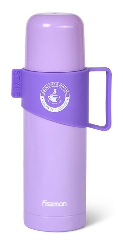 Термос Fissman Style Lilac із нержавіючої сталі 350 мл Термос Fissman Style Lilac із нержавіючої сталі 350 мл