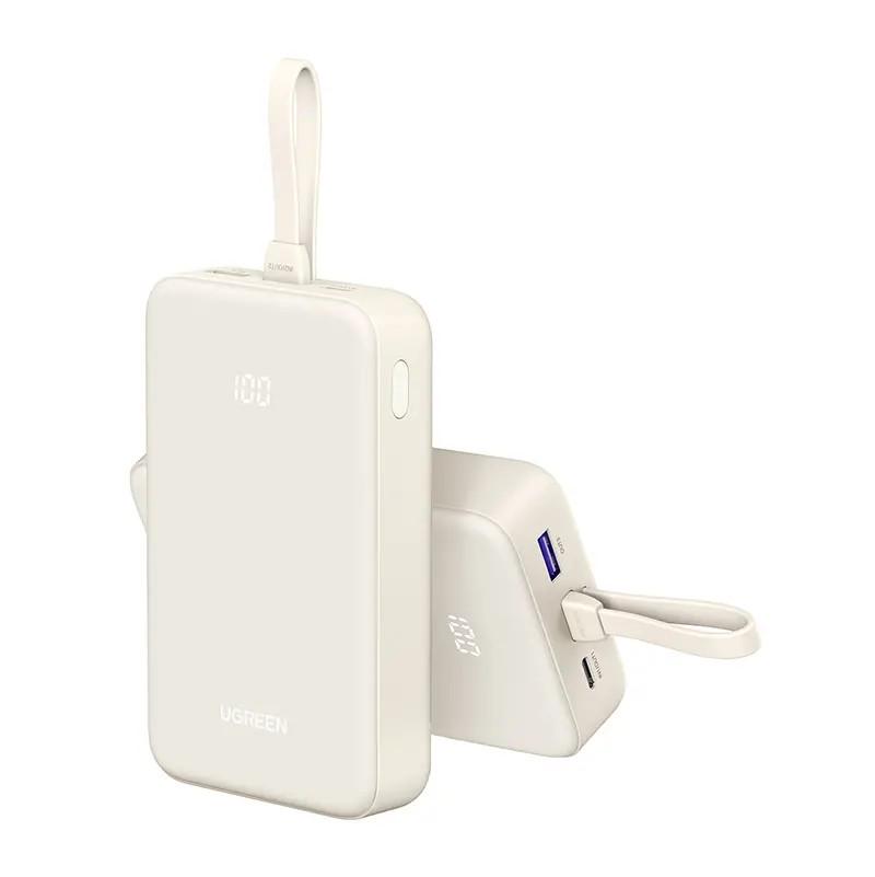 Повербанк Ugreen PB505 20000 mAh PD 20W White (614660) - фото 3 Повербанк Ugreen PB505 20000 mAh PD 20W White (614660) - фото 3