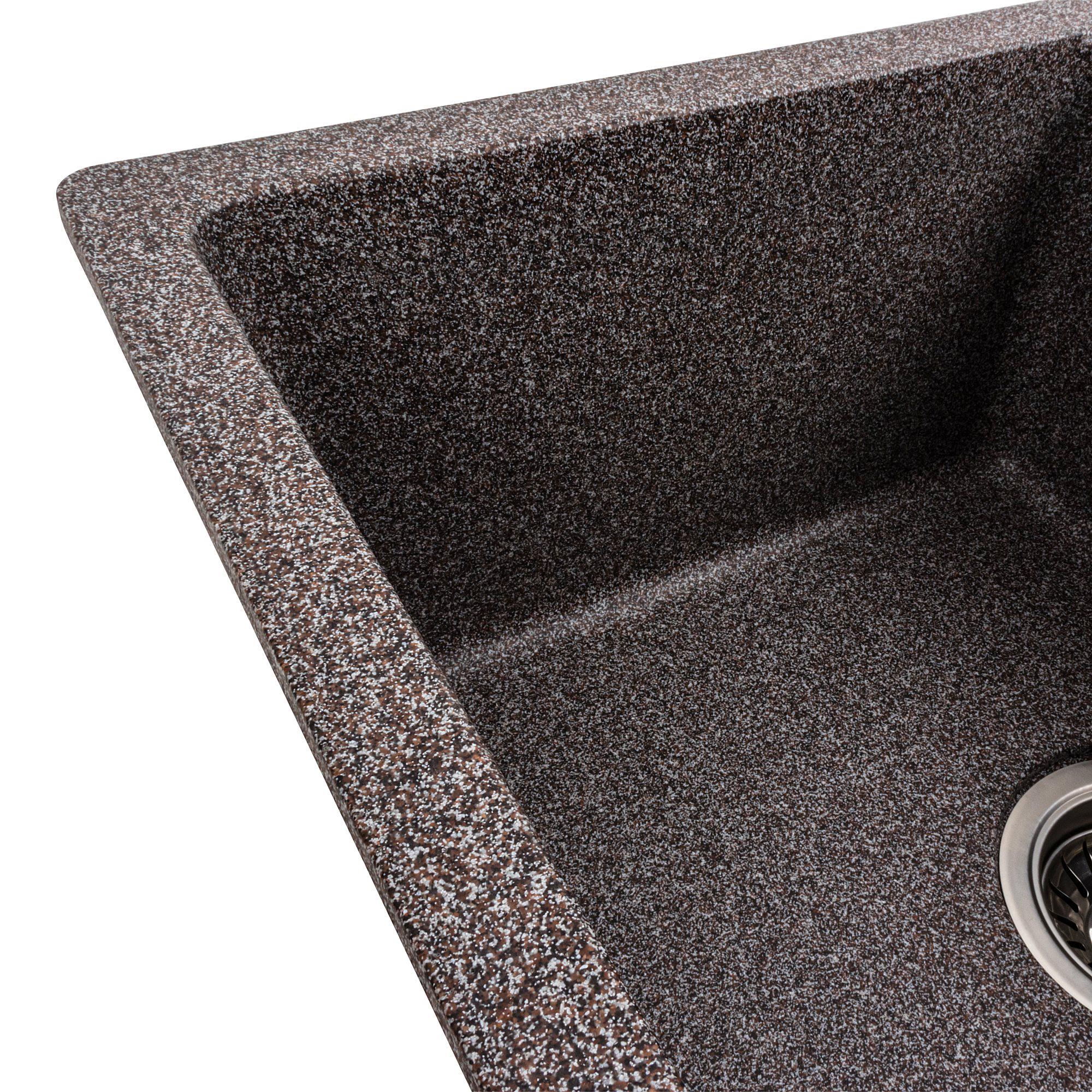 Мойка для кухни гранитная Platinum 6250 ZIRKONE матовая - фото 4 Мойка для кухни гранитная Platinum 6250 ZIRKONE матовая - фото 4