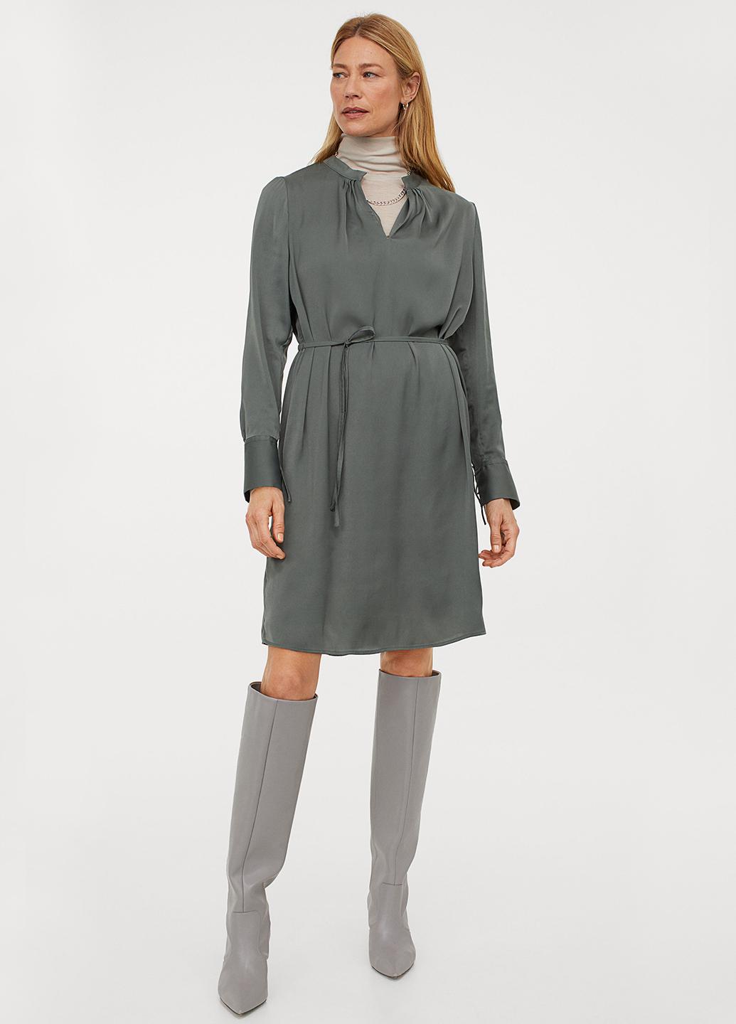 Платье H&M L Зеленый (926729b50)