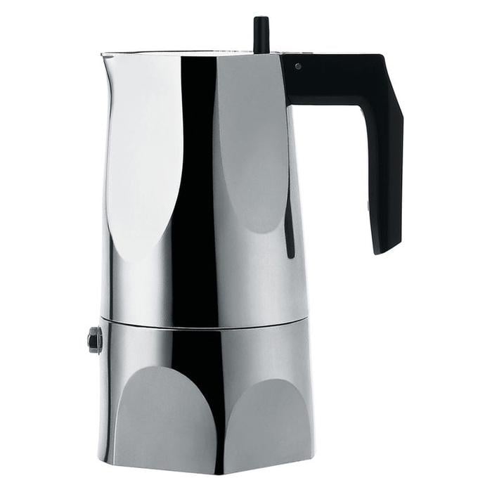 Гейзерная кофеварка для эспрессо Alessi Ossidiana 150 мл Металлик (2522668)