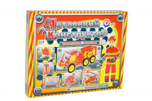 Конструктор металлический Пожарная техника (16901-0181d)