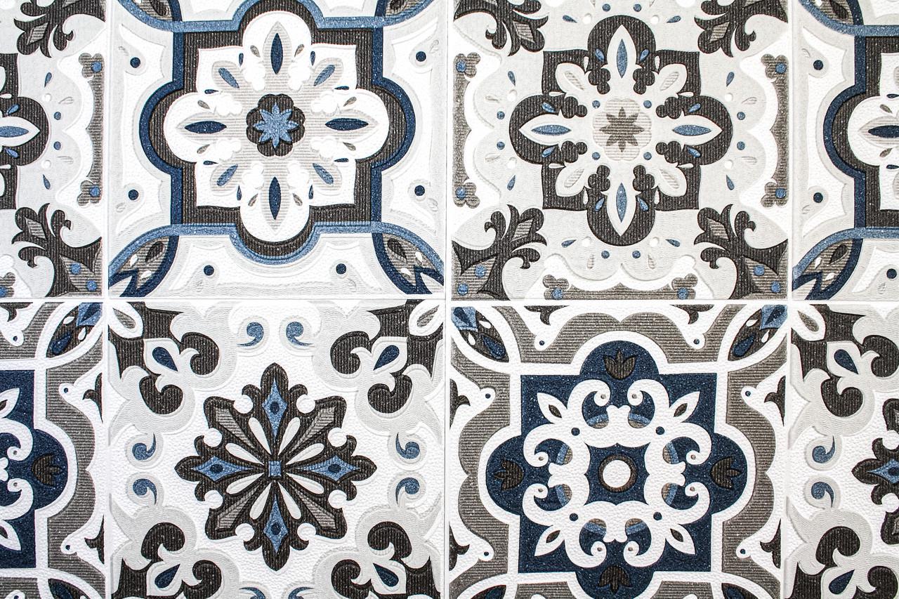 3D-панель самоклеюча декоративна з візерунком плитки Classic 700х700х5 мм Gray (PP5-037) - фото 2 3D-панель самоклеюча декоративна з візерунком плитки Classic 700х700х5 мм Gray (PP5-037) - фото 2