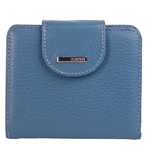 Кошелек женский Karya из натуральной кожи Темно-голубой (1159-093) Кошелек женский Karya из натуральной кожи Темно-голубой (1159-093)