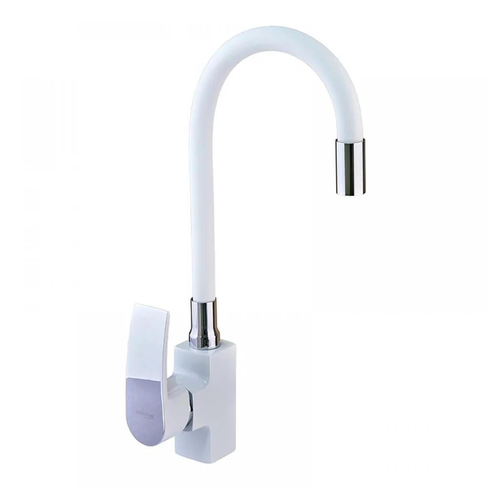 Змішувач для кухні MIXXUS Magnum 011 Nut White-CHR.Refl.White (MI6204) Змішувач для кухні MIXXUS Magnum 011 Nut White-CHR.Refl.White (MI6204)