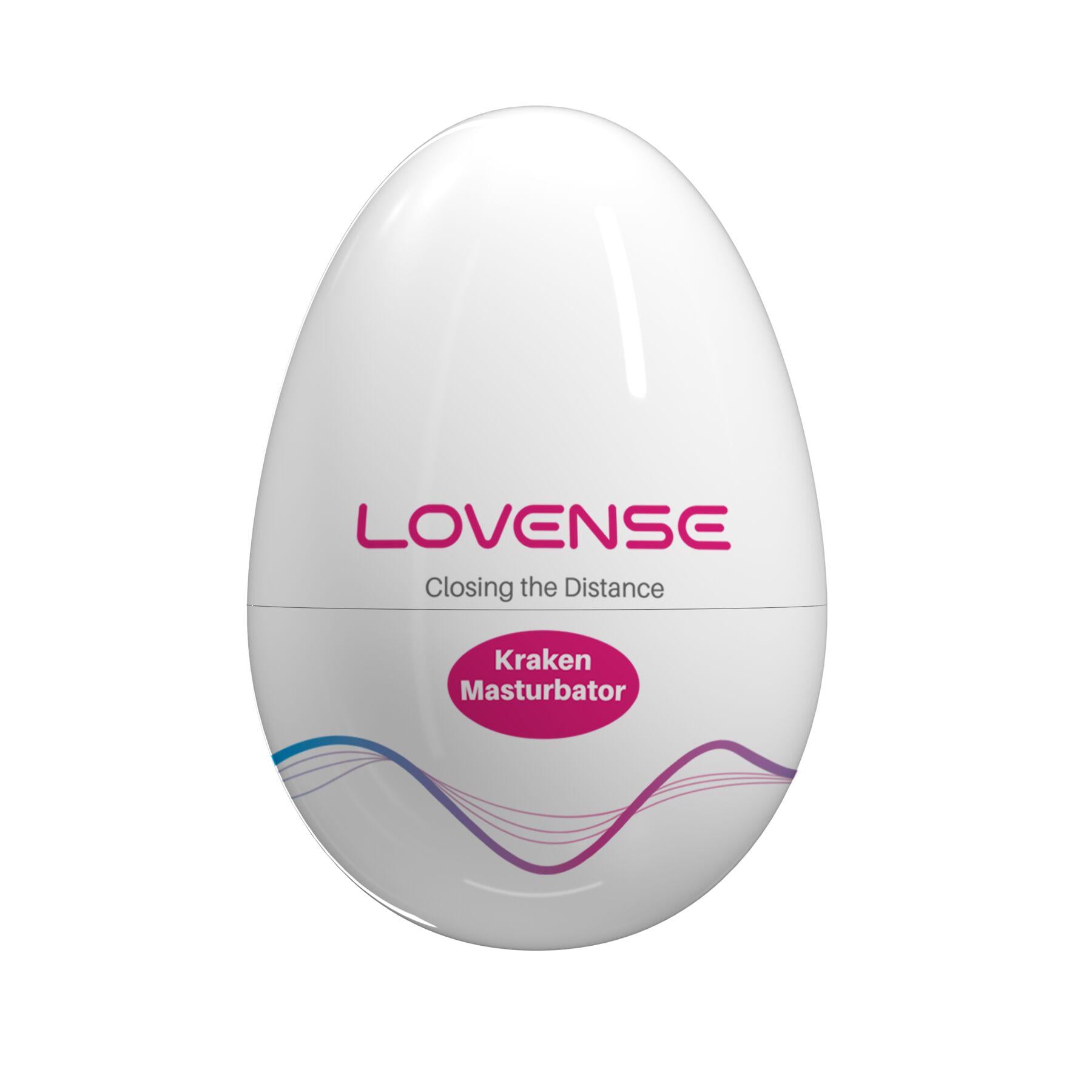 Мастурбатор-яйцо Lovense Kraken masturbator egg текстура-сюрприз CherryLove