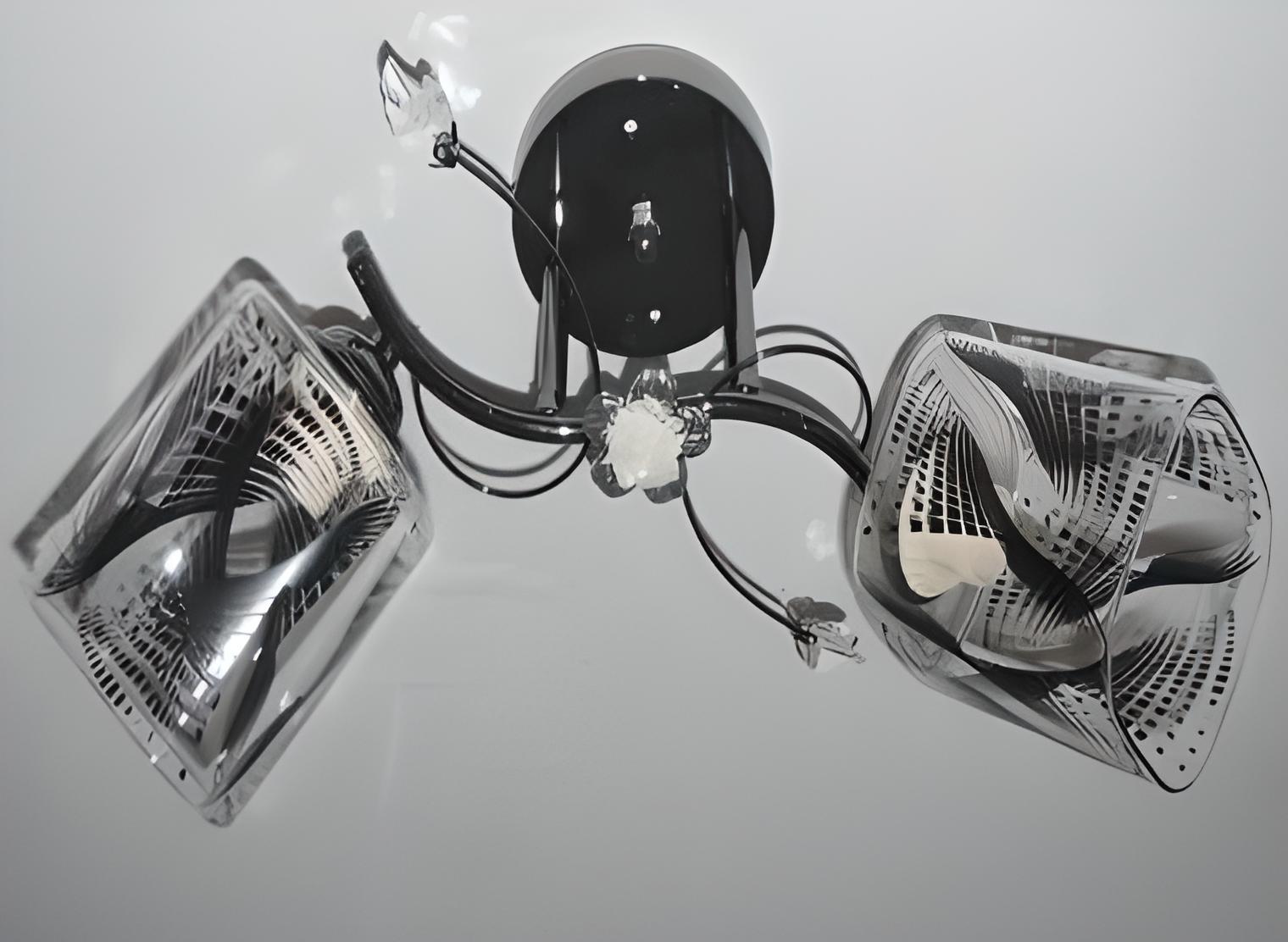 Люстра потолочная Sirius Ю 9622/2 на 2 плафоны