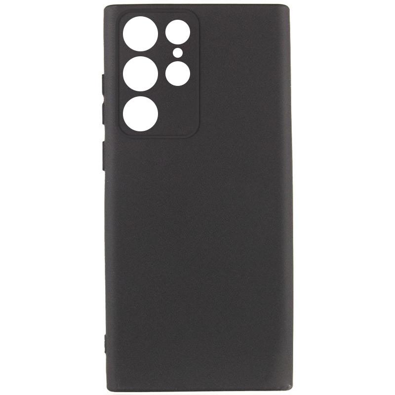 Противоударный чехол Silicone Cover Lakshmi Full Camera (AA) для Samsung Galaxy S23 Ultra черный