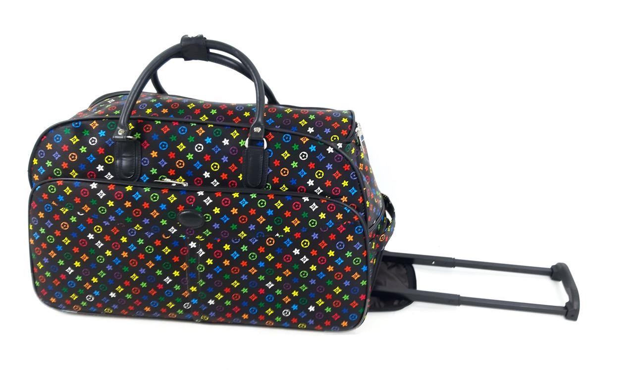 Сумка на колесах Sky travel 72 л 59x31x38 см Чорний (743563654) - фото 3 Сумка на колесах Sky travel 72 л 59x31x38 см Чорний (743563654) - фото 3