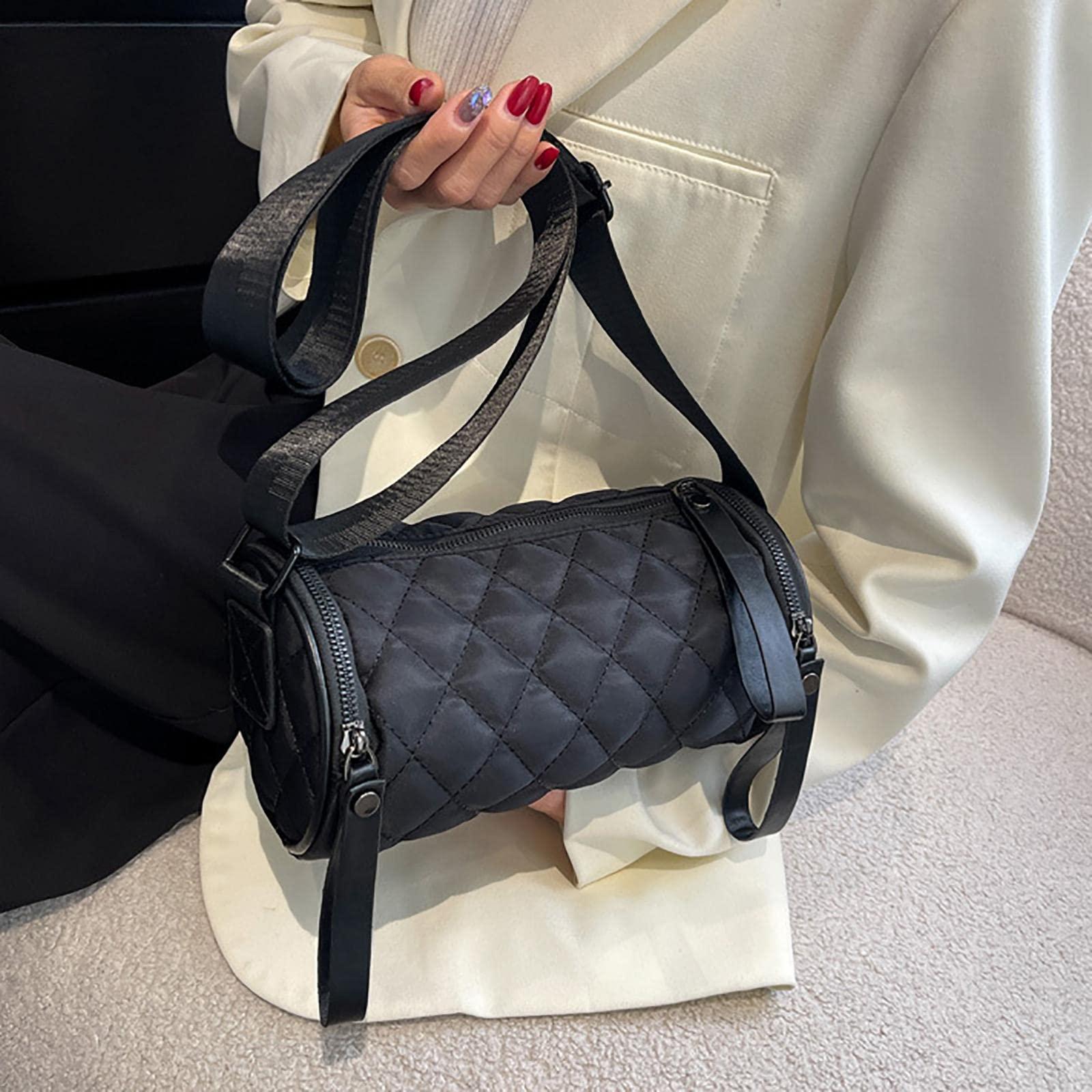 Сумка крос-боді RomiasBag стьобана жіноча Чорний (2101) - фото 3