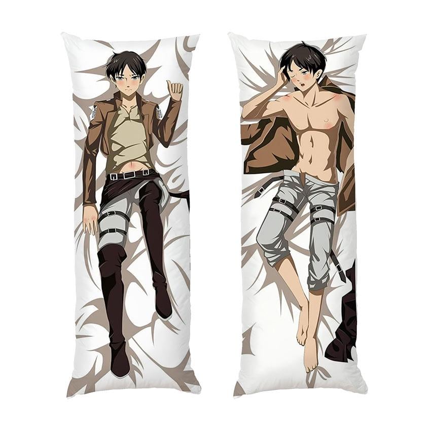 Подушка дакимакура Attack on Titan Eren Yeager габардин 120х40 см Подушка дакимакура Attack on Titan Eren Yeager габардин 120х40 см