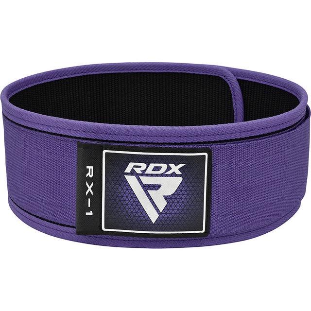 Пояс для важкої атлетики RDX RX1 Weight Lifting Belt XS Purple (WBS-RX1PR-XS)