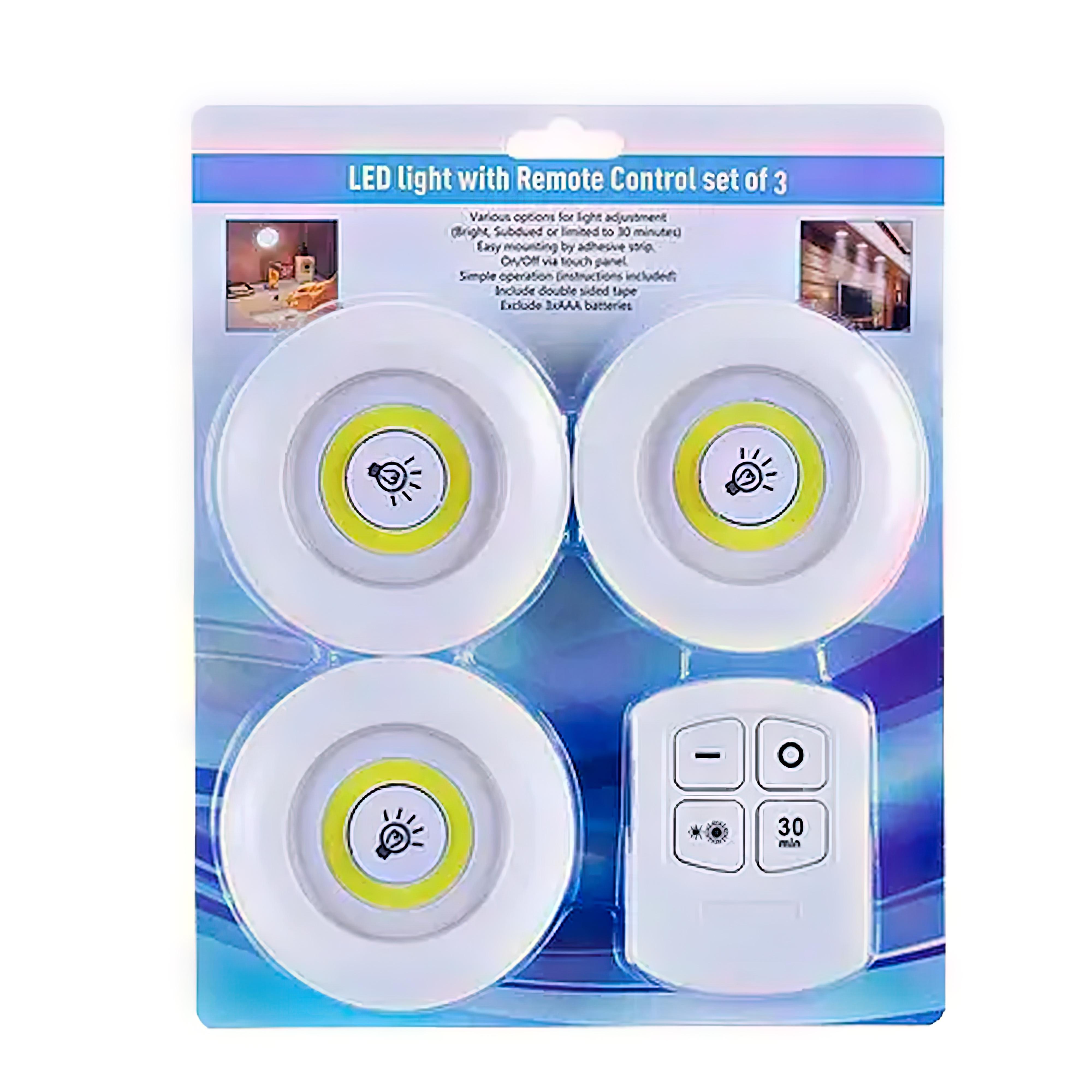 Лампи LED бездротові з пультом дистанційного керування Remote Control Set - фото 3 Лампи LED бездротові з пультом дистанційного керування Remote Control Set - фото 3