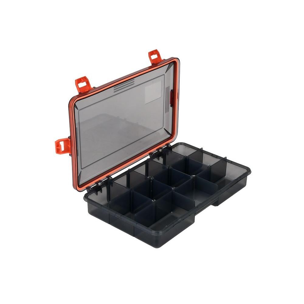 Коробка для рыболовных снастей Stensonпластик 28x18x5 см Black/Orange (SF24227-O)