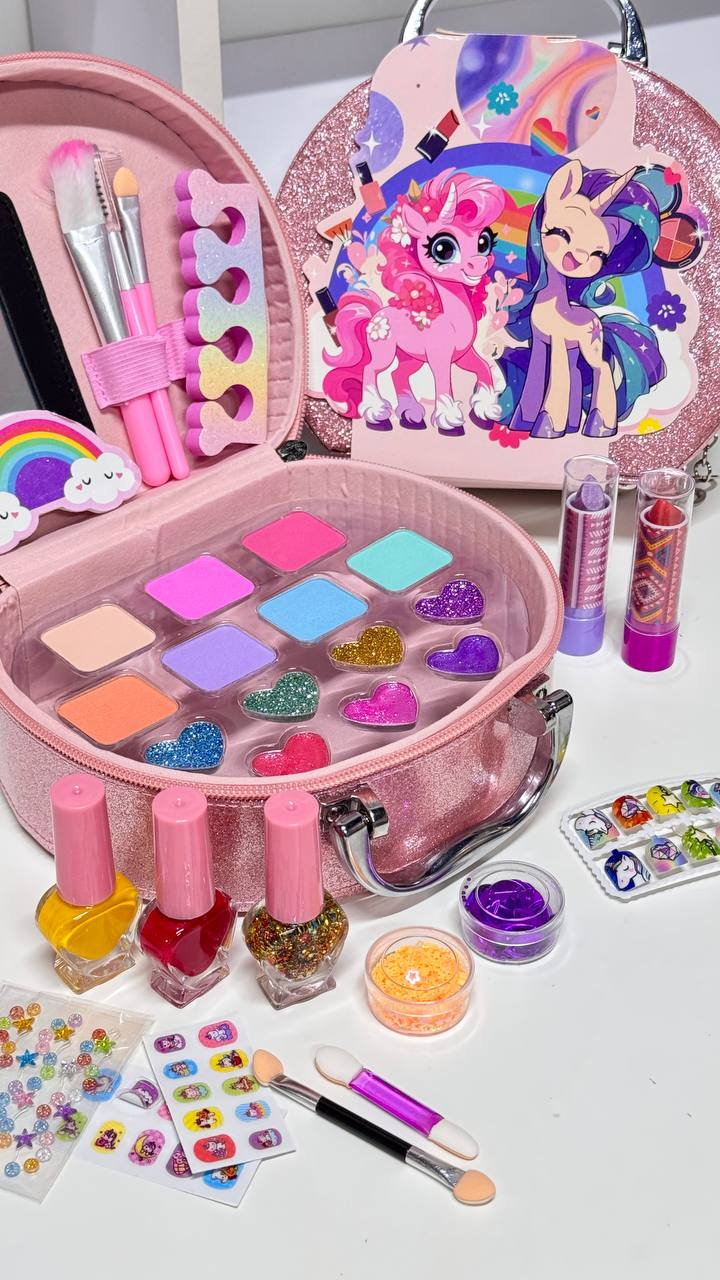 Набір косметики для дівчаток B510 з сумкою на 31 елементи Рожевий (2770142744) - фото 2 Набір косметики для дівчаток B510 з сумкою на 31 елементи Рожевий (2770142744) - фото 2