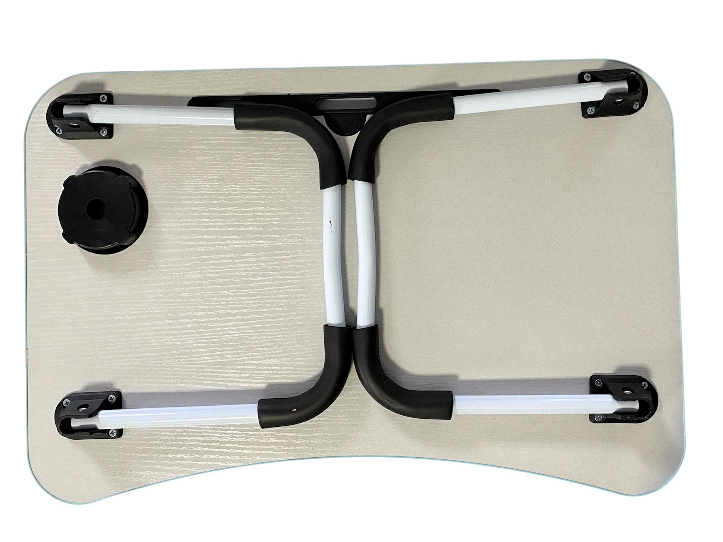 Столик для ноутбука/планшета/сніданків складний переносний стіл в ліжко з підставкою під стакан Блакитний - фото 5 Столик для ноутбука/планшета/сніданків складний переносний стіл в ліжко з підставкою під стакан Блакитний - фото 5