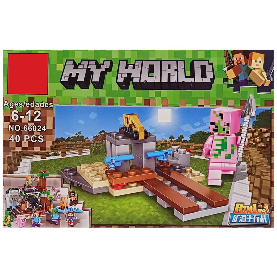 Конструктор дитячий Minecraft 66024-5 41 деталь (RLT53202)