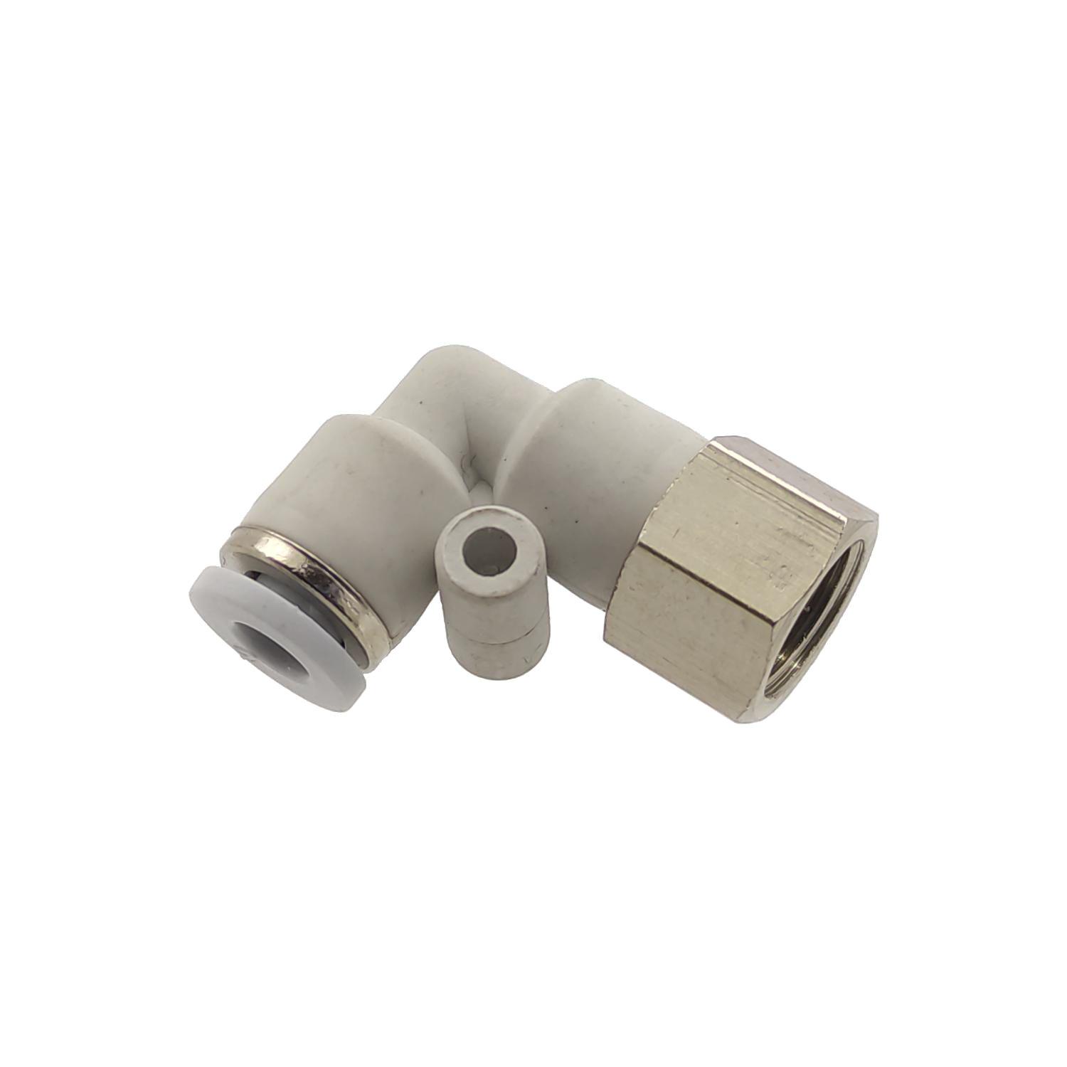 Угловой цанговый пневматический фитинг с внутренней резьбой TP XPLF 4-G01