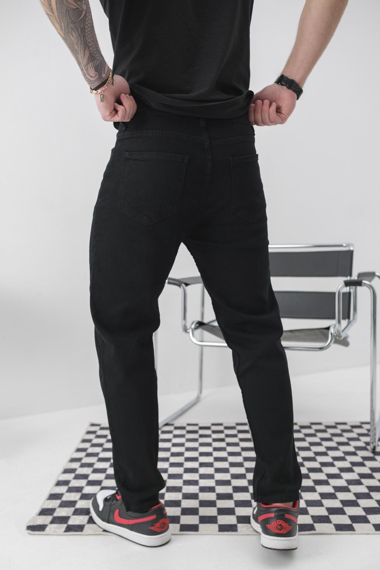 Джинси чоловічі Regular Fit Without Karma р. 32 Чорний (328049435) - фото 5