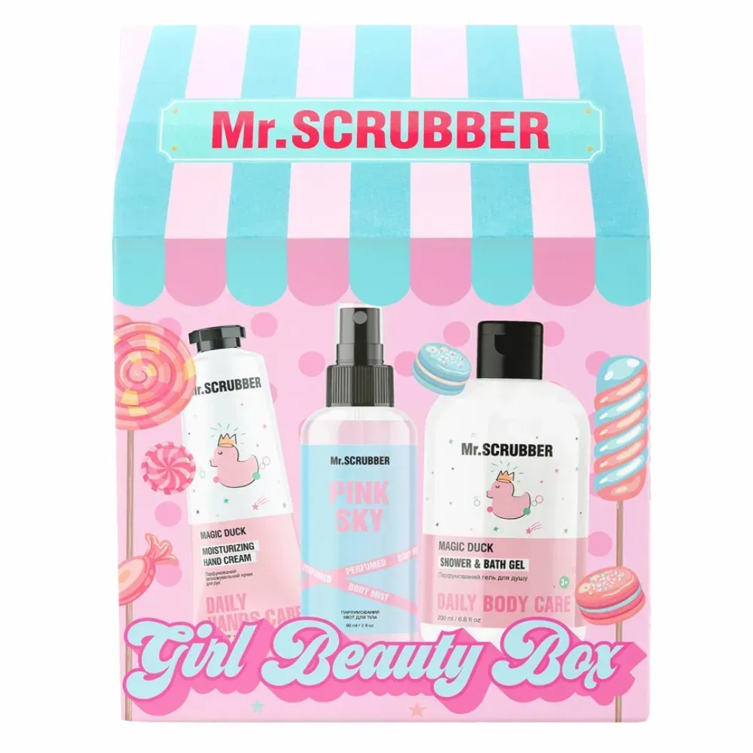 Подарунковий набір Mr.SCRUBBER Girls Beauty Box Подарунковий набір Mr.SCRUBBER Girls Beauty Box
