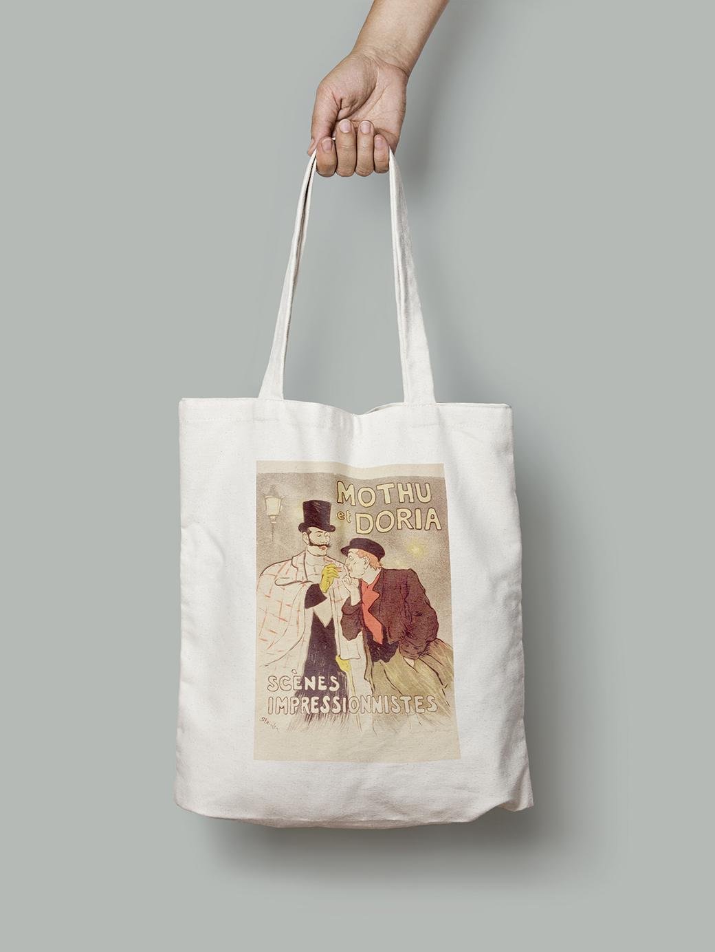 Эко-сумка шопер Импрессионистическая Сцена Моту и Дория
