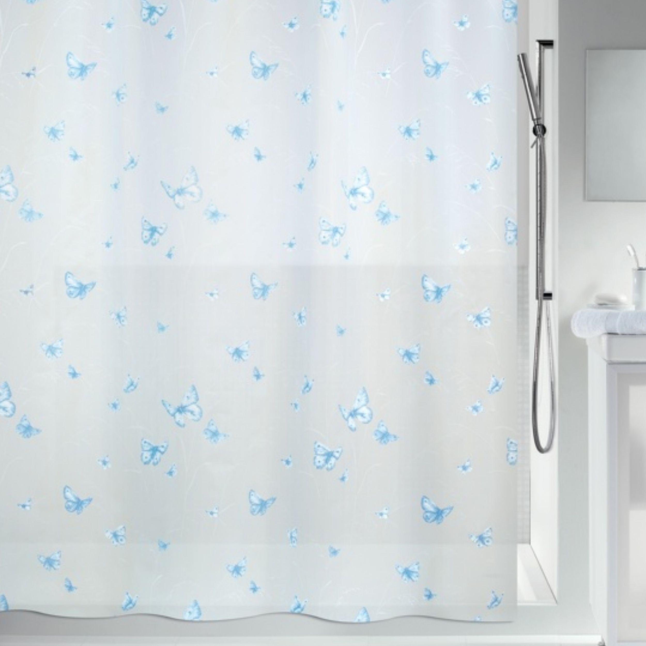 Шторка для ванної кімнати Spirella 10.28191 BUTTERFLY 180x200 см Light Blue