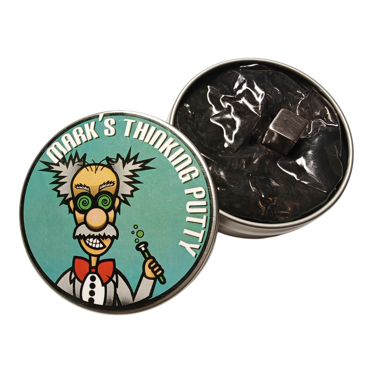 Пластилин магнитный слайм Mark's Thinking Putty Черный