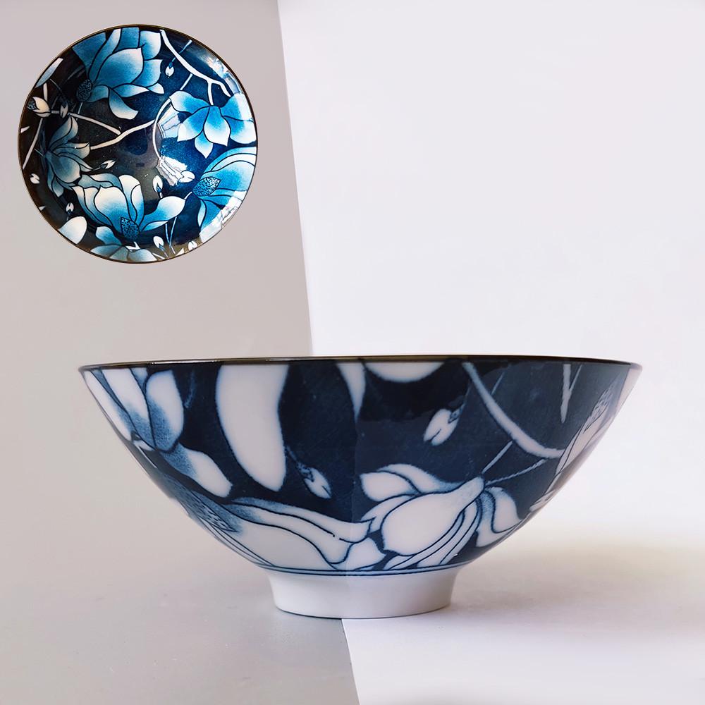 Пиала для чая Цветущие лотосы фарфоровая 90 мл - фото 2 Пиала для чая Цветущие лотосы фарфоровая 90 мл - фото 2