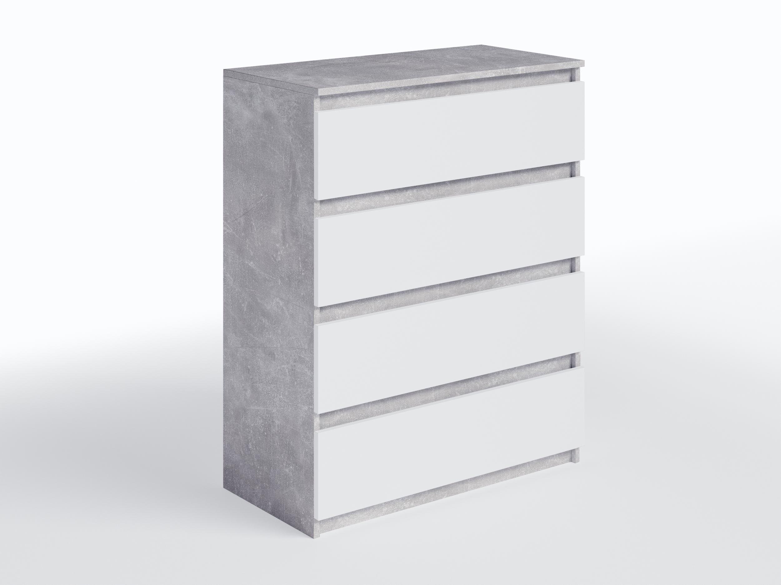 Комплект мебели в гостиную шкаф T-211/тумба телевизионная FT-223/комод FT-215 3003х502х2117 мм Бетон/Белый - фото 4 Комплект мебели в гостиную шкаф T-211/тумба телевизионная FT-223/комод FT-215 3003х502х2117 мм Бетон/Белый - фото 4