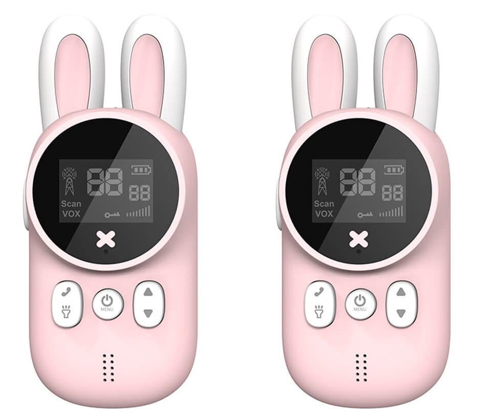 Рации детские Children’s Rabbit Walkie Talkie 2шт розовые - фото 1