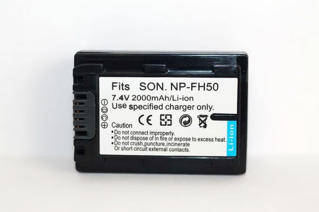 Аккумулятор NP-FH50 для фотоаппаратов A390 A290 A380 A230 A330 и видеокамер SONY аналог 2000 ma Аккумулятор NP-FH50 для фотоаппаратов A390 A290 A380 A230 A330 и видеокамер SONY аналог 2000 ma