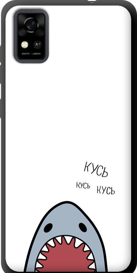 Чехол на ZTE Blade A31 Акула (4870b-2522-42517)