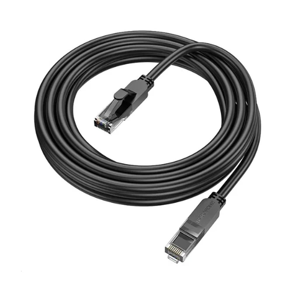 Кабель RJ45 BOROFONE BUS01 10 м Black (020581)