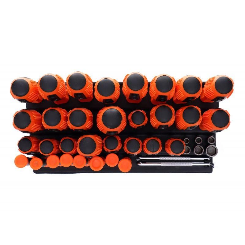 Набор отверток и бит Kraft&Dele KD10957 2415716084 с подставкой 100 шт. - фото 5