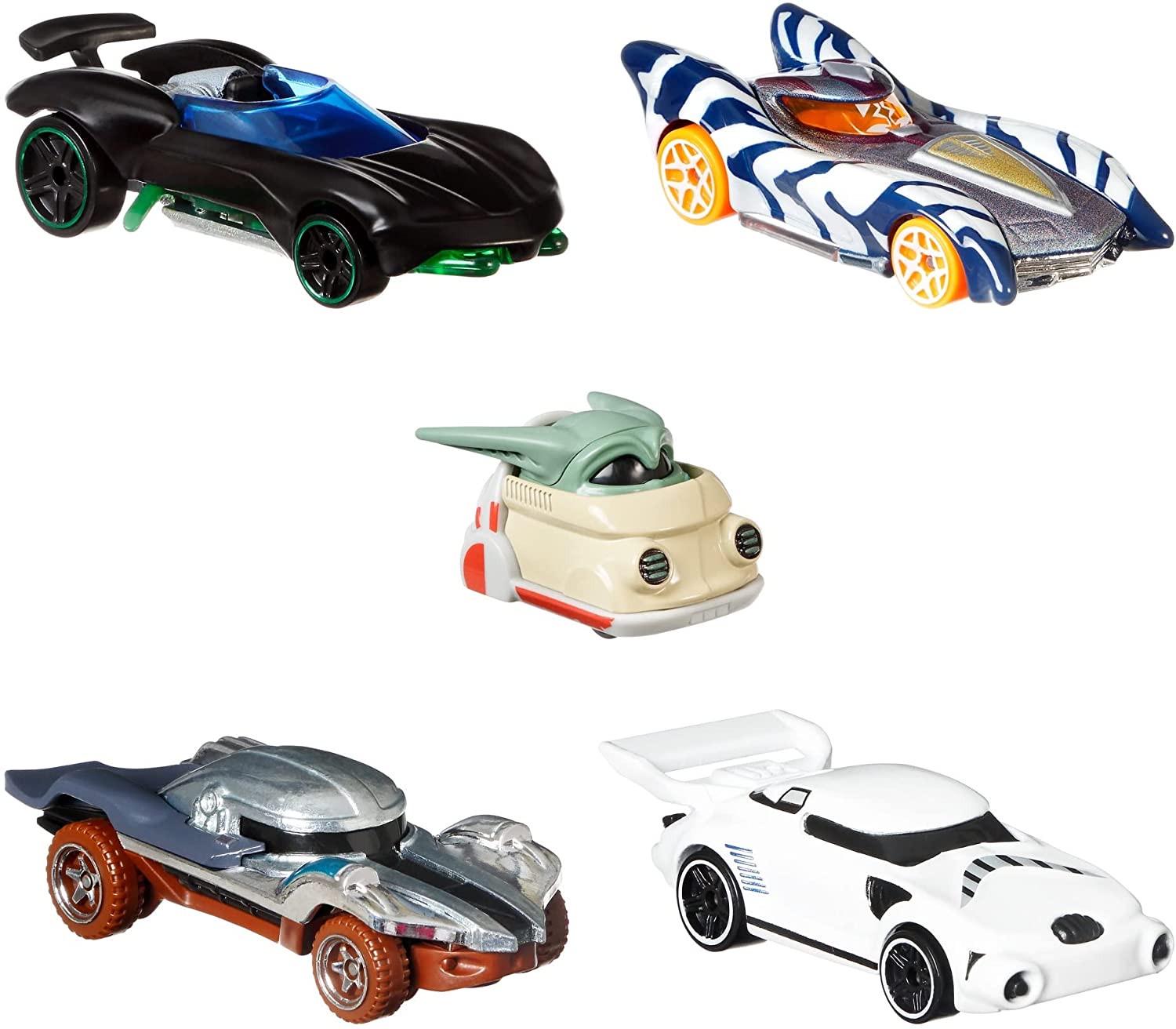 Набор машинок Hot Wheels Star Wars The Mandalorian Character Car 5-Pack