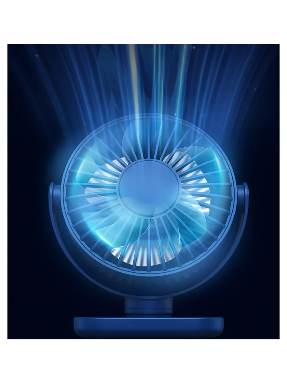 Вентилятор переносний MLS6110 на акумуляторі від USB для кемпінгу/офісу та дому Блакитний (dd97cf94) - фото 7 Вентилятор переносний MLS6110 на акумуляторі від USB для кемпінгу/офісу та дому Блакитний (dd97cf94) - фото 7