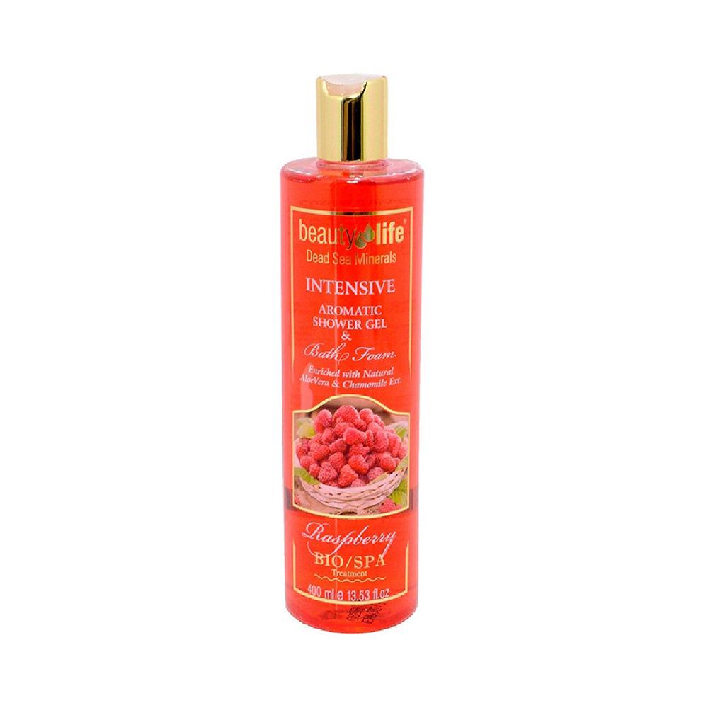 Гель-пена для душа AROMA Dead Sea Малина 400 мл (7290010492770)