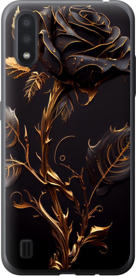 Чехол на Samsung Galaxy A01 A015F Роза 3 (5552t-1842-42517)