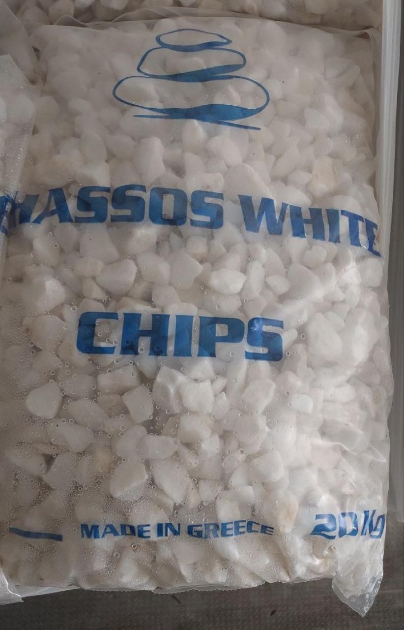 Декоративні камені Thasos Split 16-30 мм Білий (11653461) - фото 3