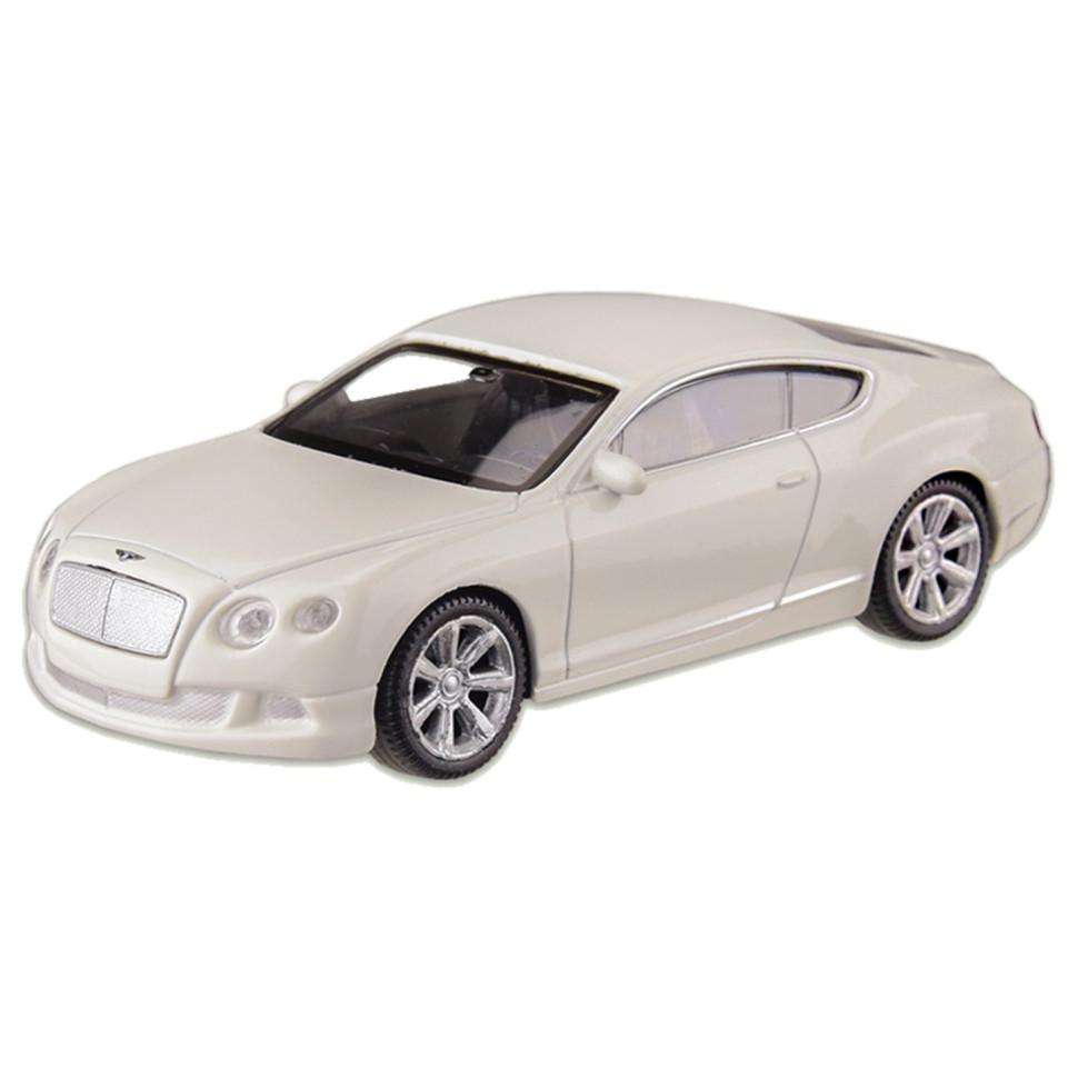 Машина металева bentley continental gt welly 44036cw масштаб 1:43 Білий (RLT26175s34432)